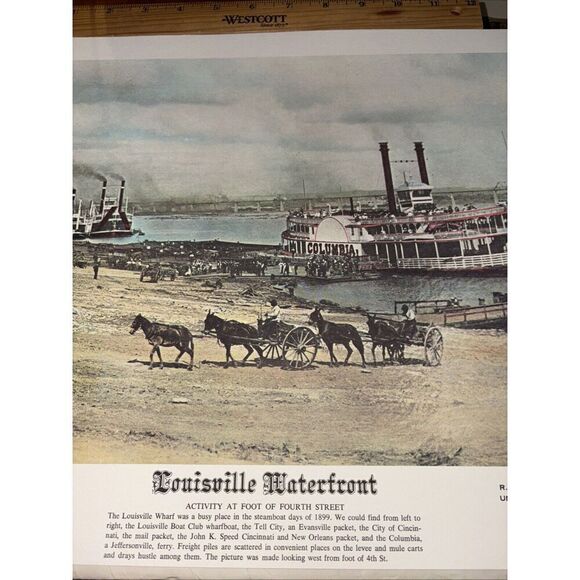 VTG 1970s WKPC University of Louisville Photo Archives Riverboat Waterfront - Picture 3 of 4
